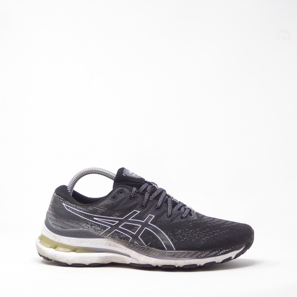 ASICS Womens GEL-KAYANO 28 Running Shoes Black White Size 9